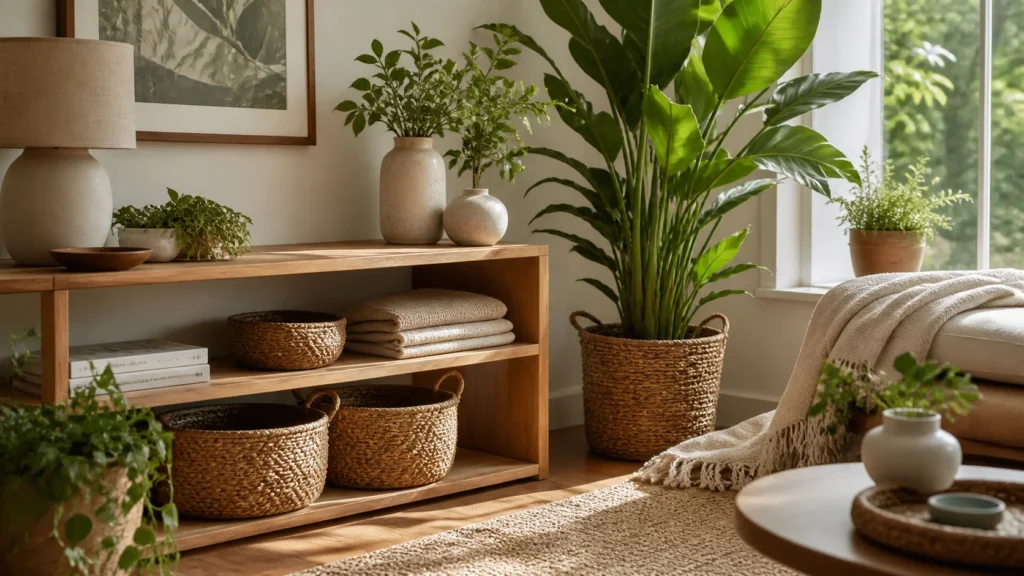 Imagen de un hogar acogedor decorado con muchas plantas