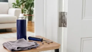 ¿Cómo evitar que una puerta rechine?